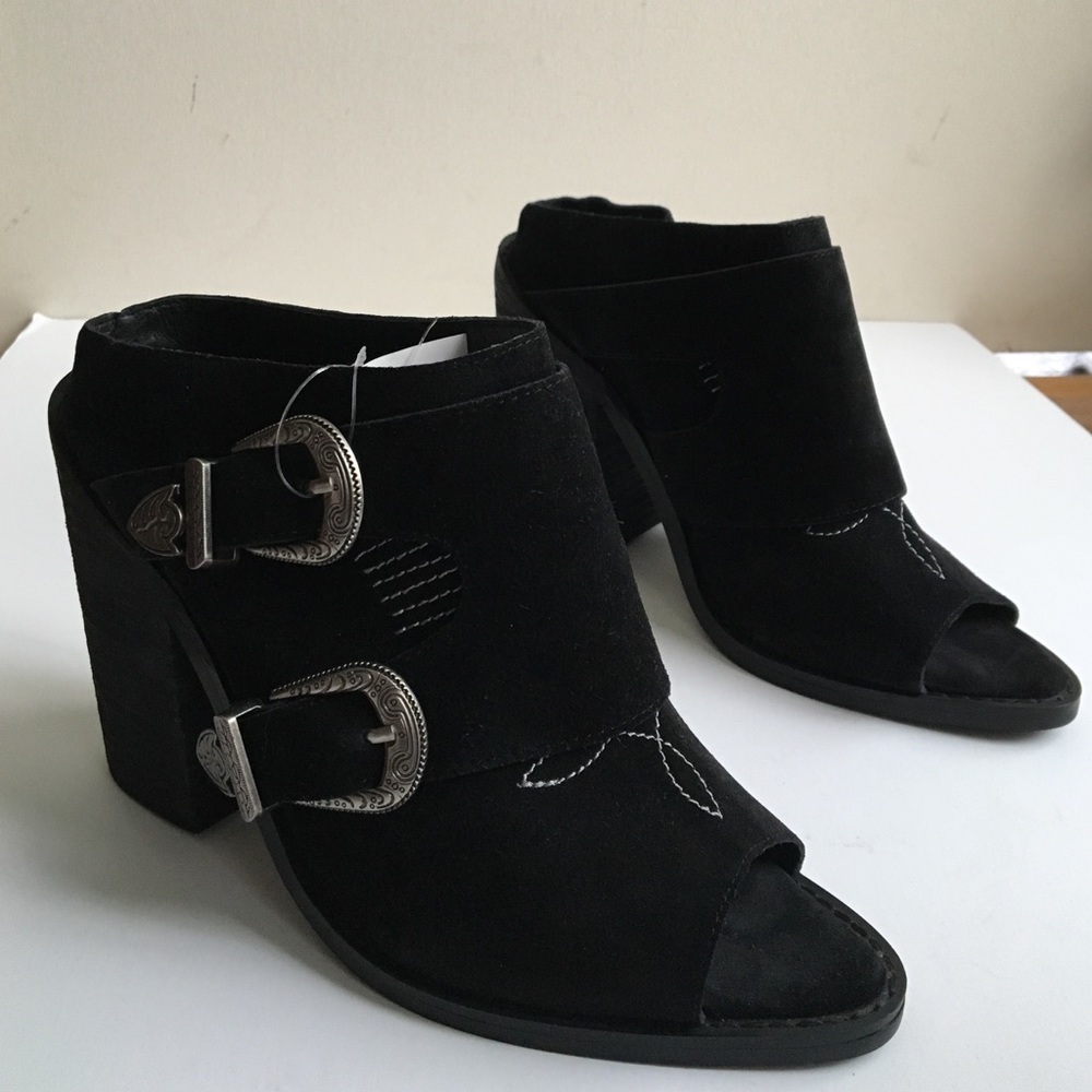 Nasty Gal x Nightwalker mule in black